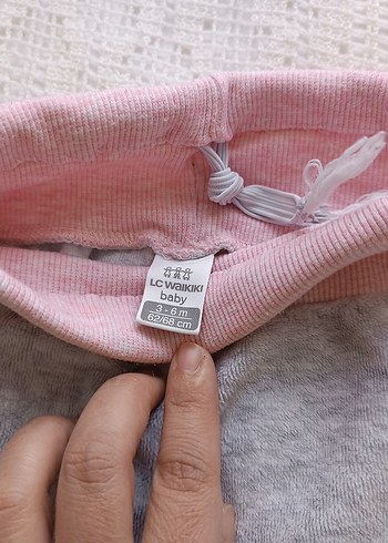 Gri Bebek Kız Takımı Uzun Kollu - Görsel 4