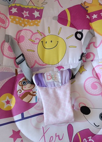 Renkli Baskılı Bebek Taşıma Çantası - Görsel 10