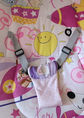 Renkli Baskılı Bebek Taşıma Çantası - Görsel 11