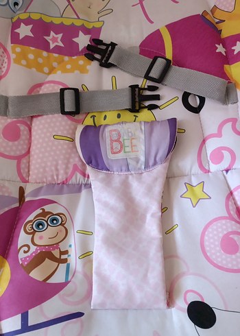 Renkli Baskılı Bebek Taşıma Çantası - Görsel 7