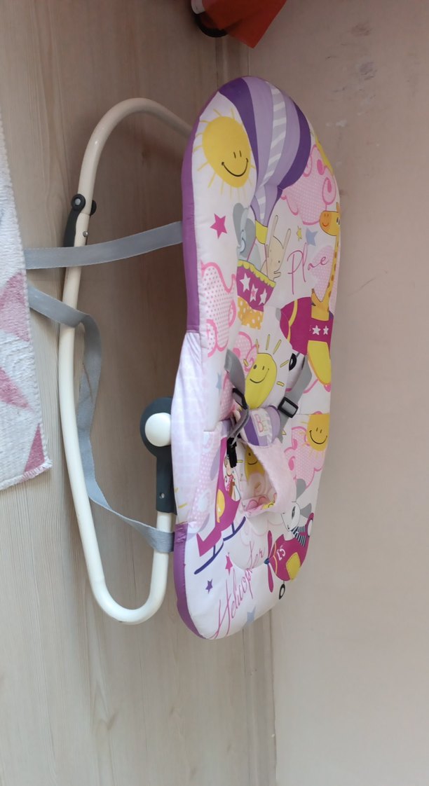 Renkli Baskılı Bebek Taşıma Çantası - Görsel 4