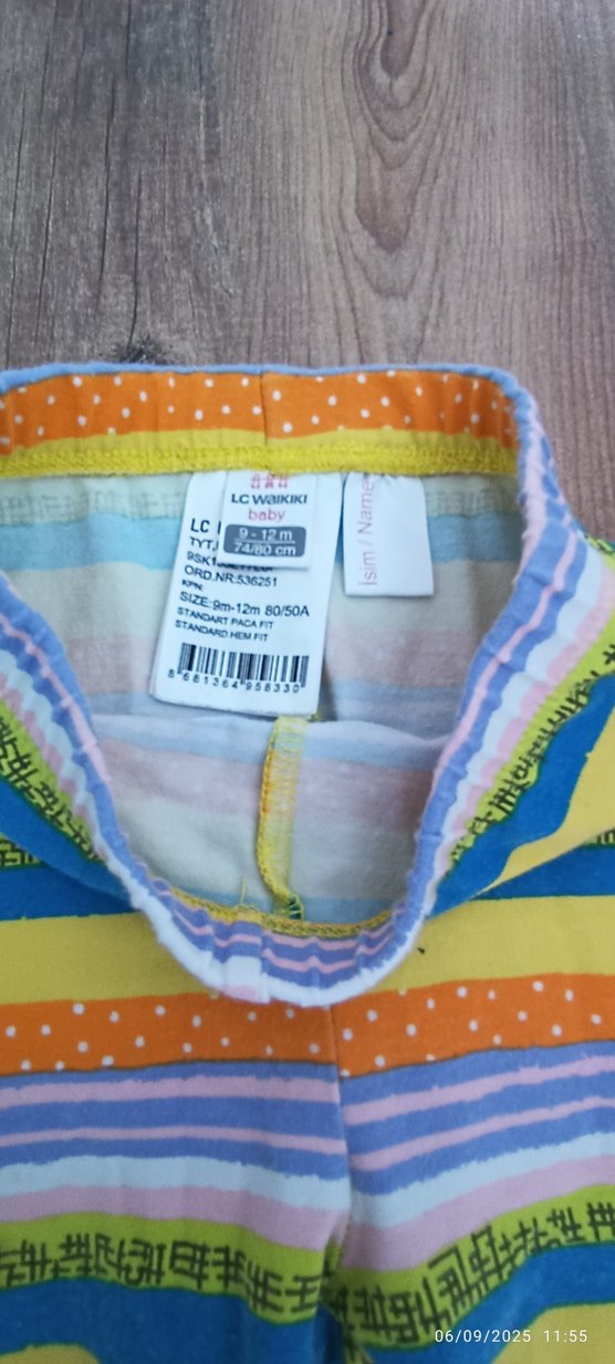 Çok Renkli Bebek Erkek Kısa Kollu Takım - Görsel 4