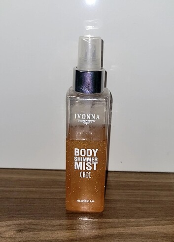 ışıltılı simli vucut yüz spreyi body mist