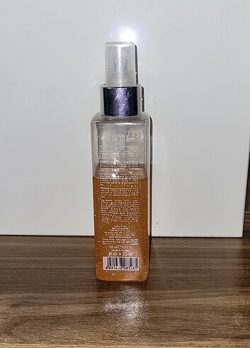 Beden ışıltılı simli vucut yüz spreyi body mist
