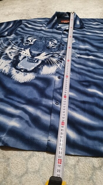 xl Beden Baskılı polyester gömlek