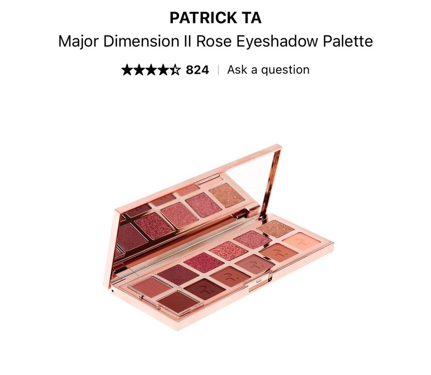 Patrick Ta rose eyeshadow palette - Görsel 2