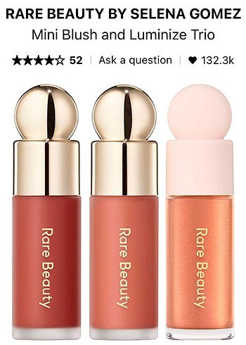 Rare Beauty mini blush & highlighter set - Görsel 4