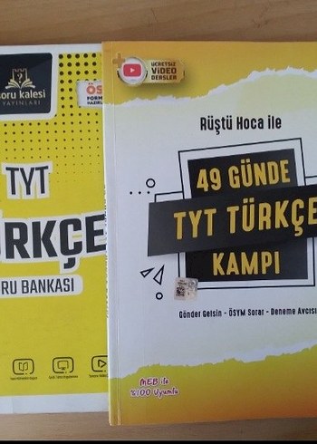 Rüştü Hoca ile 49 Günde TYT Türkçe Kampı+türkçe soru bankası