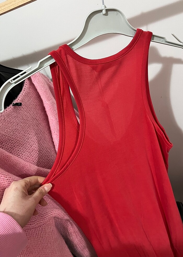 Mango etiketli uzun elbise - Görsel 4