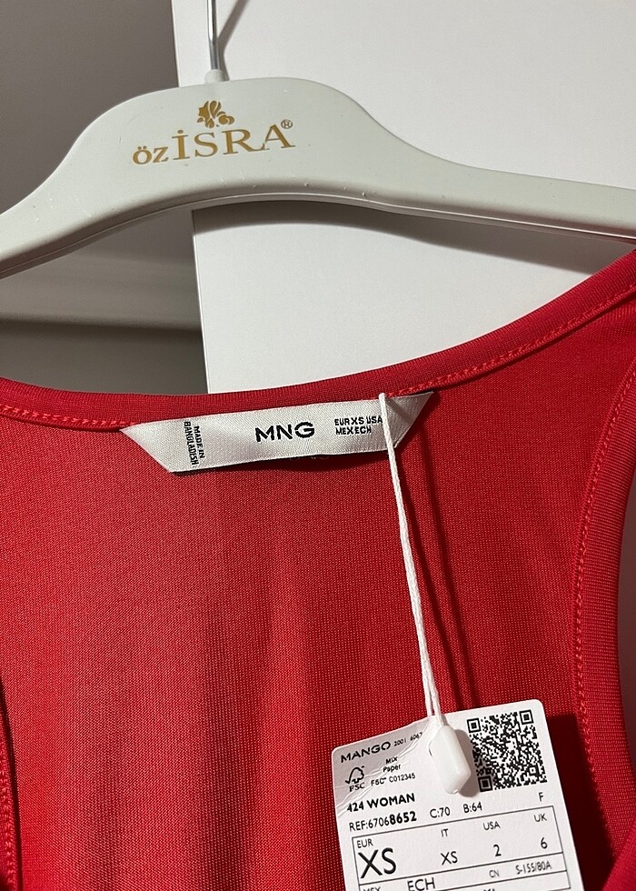 Mango etiketli uzun elbise - Görsel 3