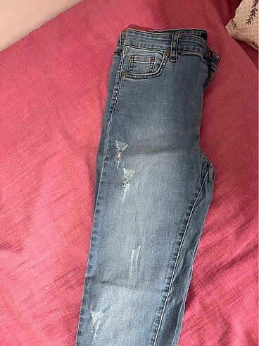 Açık mavi skinny jean