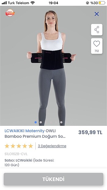 OWLİ DOĞUM SONRASI KORSE