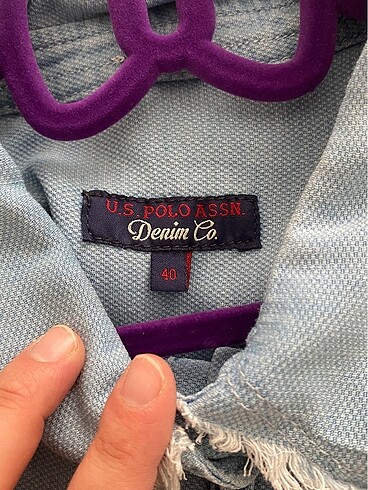 Denim us polo tunik