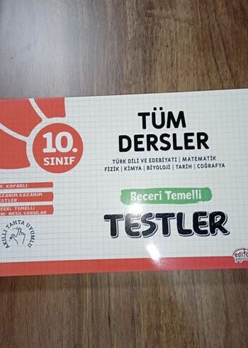 10.Sınıf Test Kitabı (Hiç Kullanılmamış)