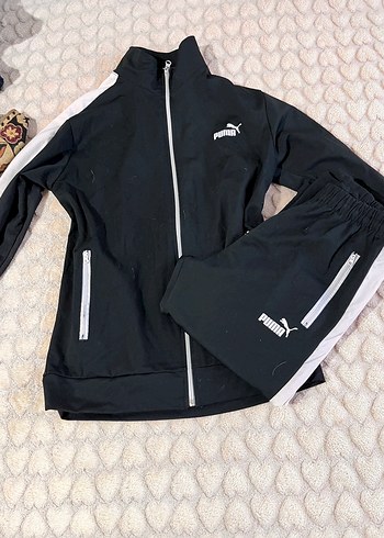 Puma Siyah Beyaz Spor Takim