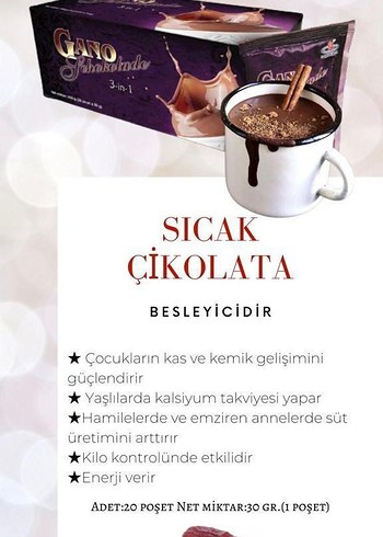 Gano Supreno Enerji İçeceği 20 Poşet 21g - Görsel 2