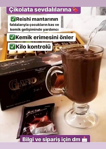 ganoexcel sıcak çikolata - Görsel 2