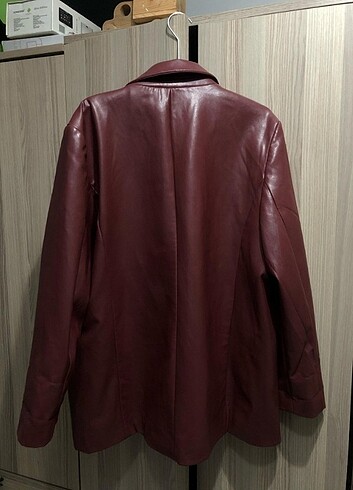 Deri blazer ceket