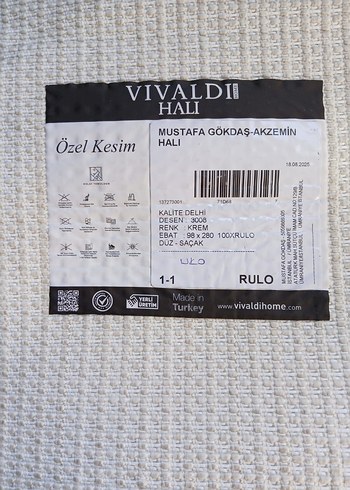 Diğer Gri-Beyaz Dokulu Çağdaş Halı