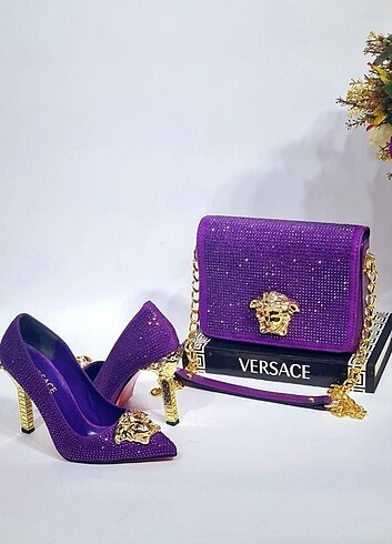 universal Beden Yeni Versace ayakkabı ve çanta