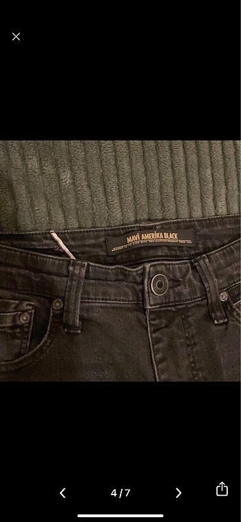 l Beden gri Renk Mavi Amerika Black Jeans