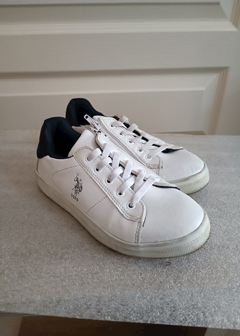 Beyaz Erkek Çocuk Sneaker Günlük Ayakkabı 32 numara