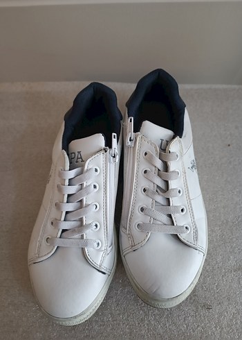 32 Beden Beyaz Erkek Çocuk Sneaker Günlük Ayakkabı 32 numara