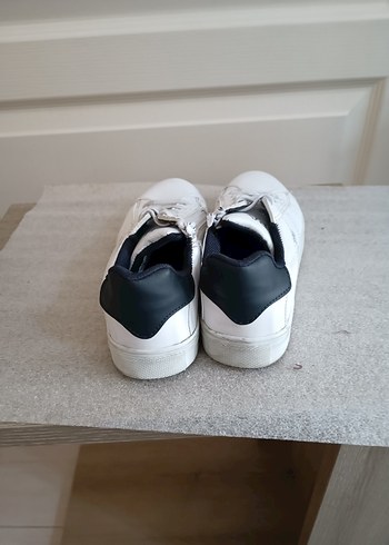 32 Beden beyaz Renk Beyaz Erkek Çocuk Sneaker Günlük Ayakkabı 32 numara