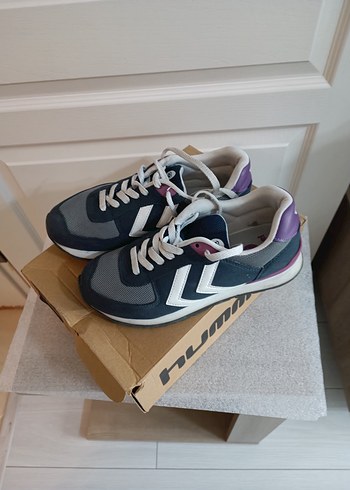 Hummel Kadın Gri Spor Hummel Ayakkabı 37 numara
