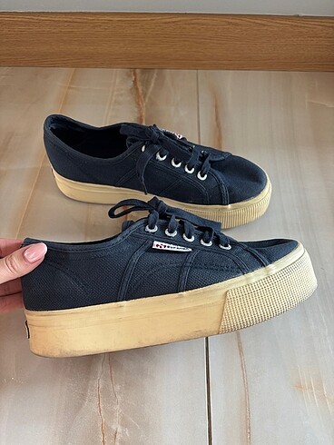 Superga Yüksek topuklu lacivert Superga