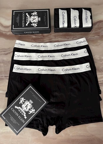 Calvin Klein Siyah 3lu Boxer Seti