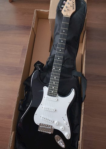midex Siyah Elektro Gitar Seti