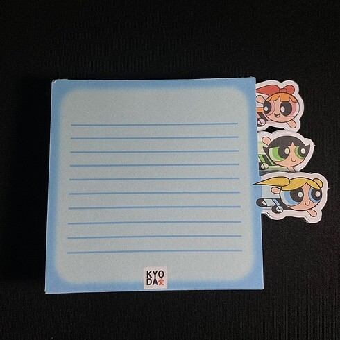 Beden Renk Powerpuff Girls Bloknot