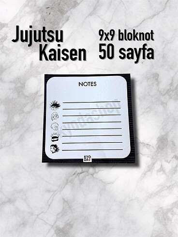 Jujutsu Kaisen Bloknot