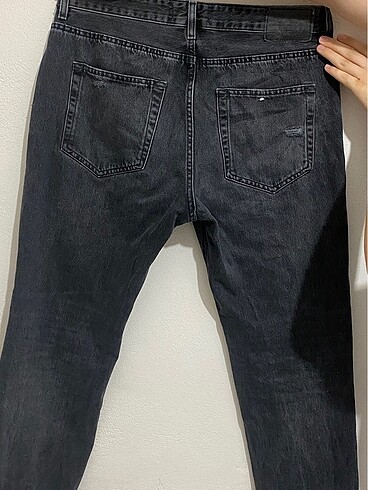 Pull and Bear Pull&Bear Straight Fit Siyah Jean