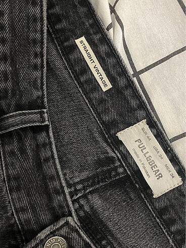 Pull&Bear Straight Fit Siyah Jean