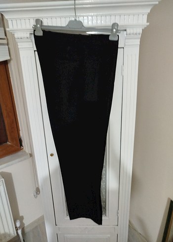 erkek Siyah Fitilli Kumaş Pantolon Velcro - Görsel 2