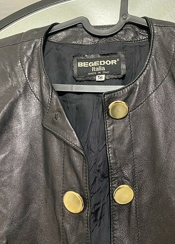 m Beden İTALYANO DERİ CEKET BEGEDOR