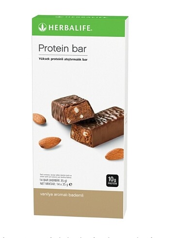 Herbalife Protein Bar Vanilya Aromalı Bademli 