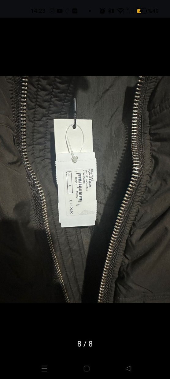 Kadın Siyah Oversize Fermuarlı Mont AMİ - Görsel 3