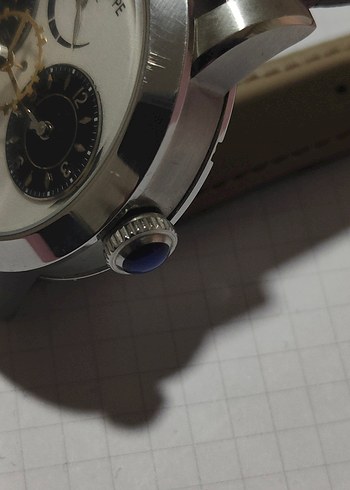 Bej Patek Philippe Erkek Saat koleksiyonluk replika - Görsel 5