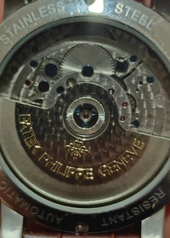 Bej Patek Philippe Erkek Saat koleksiyonluk replika - Görsel 7