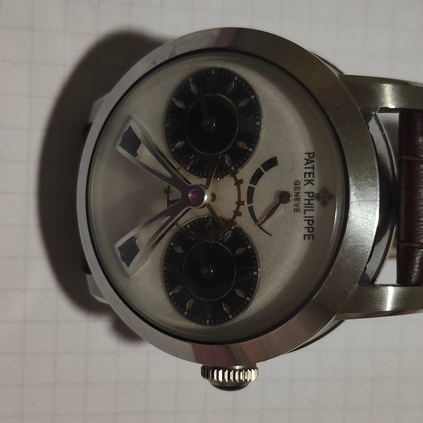 Bej Patek Philippe Erkek Saat koleksiyonluk replika - Görsel 3