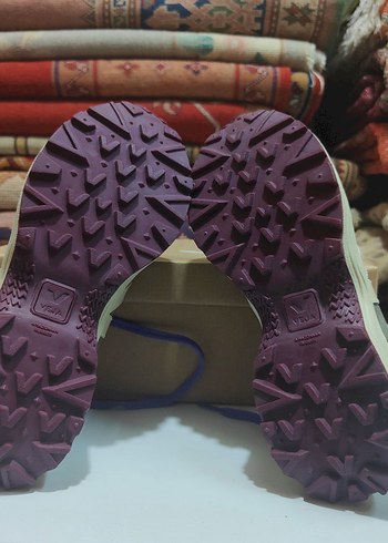 Süet Veja Spor Kadın Sneakers Mor - Görsel 2