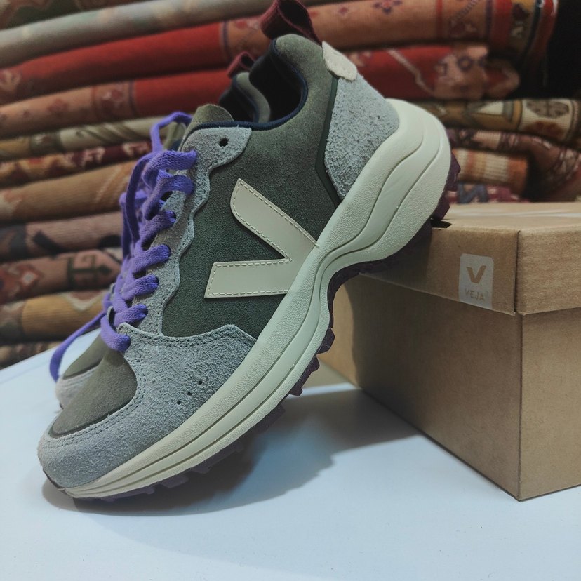 Süet Veja Spor Kadın Sneakers Mor - Görsel 3