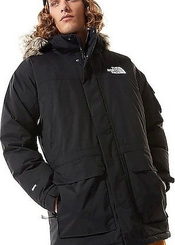 The North Face Erkek Siyah Kürklü Mont - Görsel 4