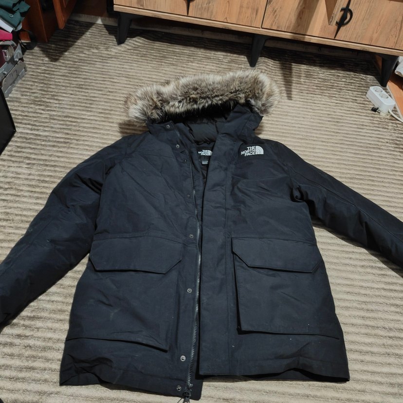 The North Face Erkek Siyah Kürklü Mont - Görsel 5