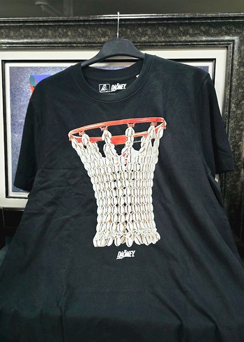 Beymen Club Siyah Basketbol Temali Rahat Tisort