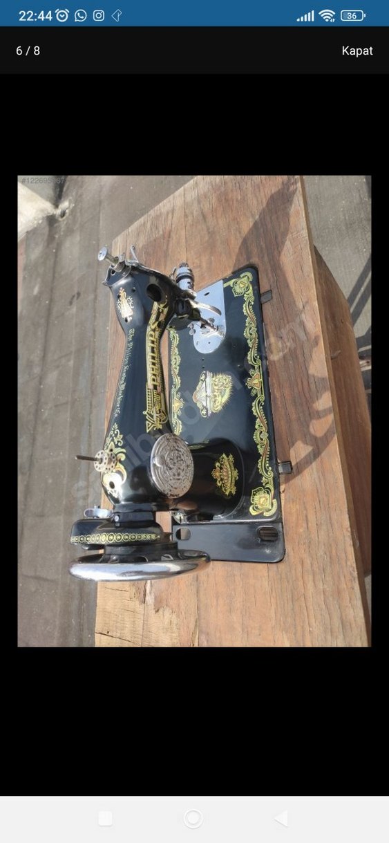 Philips marka antika dikiş - Görsel 4