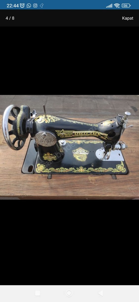 Philips marka antika dikiş - Görsel 5